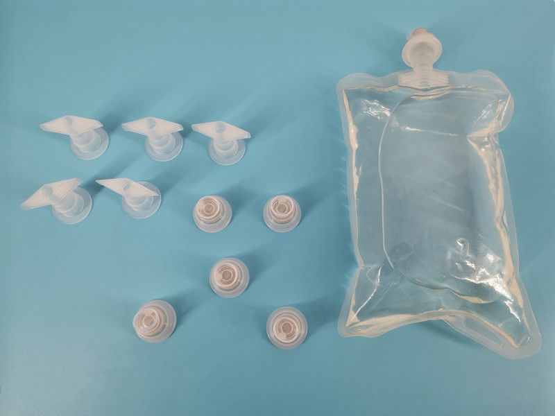 Doppelklappbare Einventil-Abtrennkappe für Lvp PP-Infusionsflasche 30 mm Euro-Kappe mit zwei Köpfen