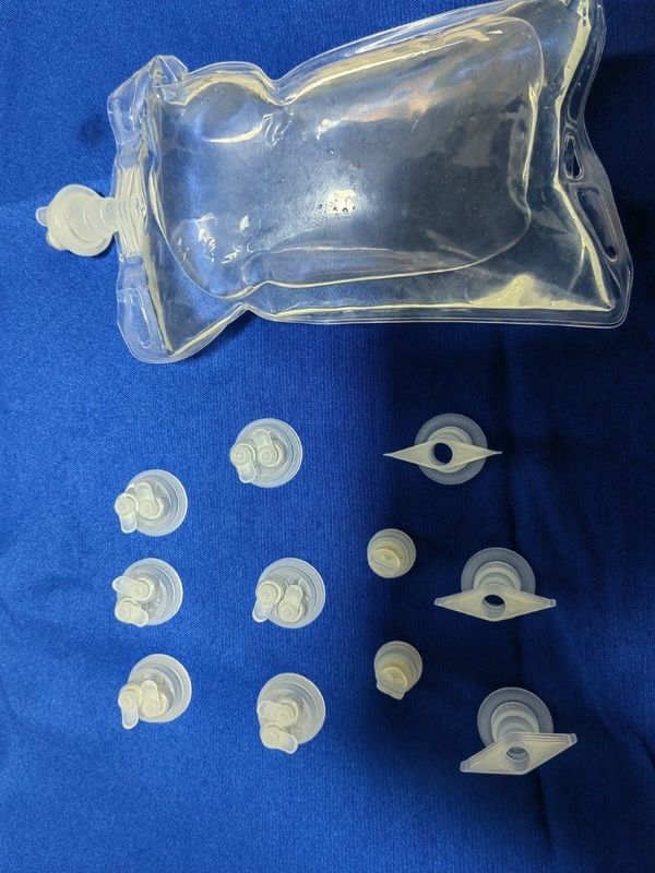 30mm 32mm 30mm Twin Flip Cap für IV-Tasche und Flasche Einweg-Infusionskappe für PP-Medizinische Infusionsflasche