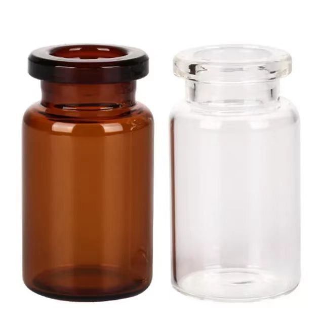 Durchsichtiger Amber 5 ml 10 ml Leerer klarer Leerer pharmazeutischer Low Borosilicate Tubular Moulded Glass Vial