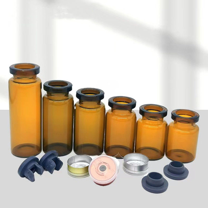 Persönlich angepasste pharmazeutische sterile Rezeptglasflaschen 5ml 7ml 10ml klare Amber Tubular Injektionsglasflaschen