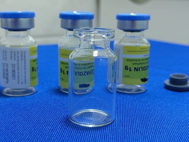 10 ml 20 ml Amber klar Leer Krampfadern Hals Borosilikat Rohrigglasflasche für Arzneimittelflüssiges Pulver
