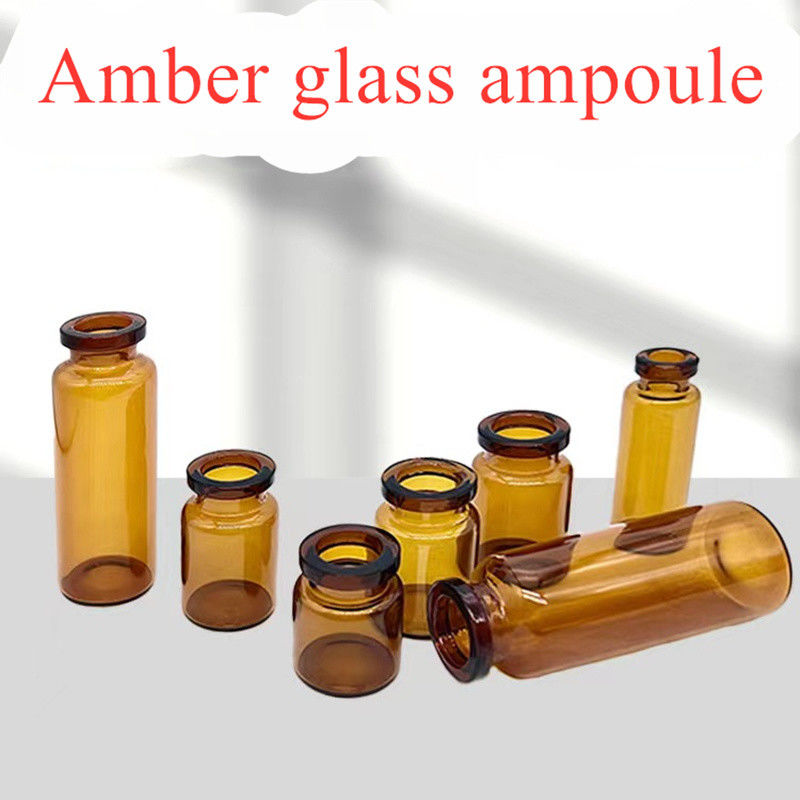 Injektionsmittel Penicillin Glas Durchstechflasche 5 ml 10 ml Klares Bernstein-Borosilikat Pharmazeutische Tubulare Glas Durchstechflaschen zur Injektion