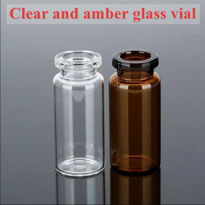 5 ml 20 ml pharmazeutische Borosilikatglas- Amber-Klare Leere Lyophyllifizierung Tubulare Glas-Injektionsflasche