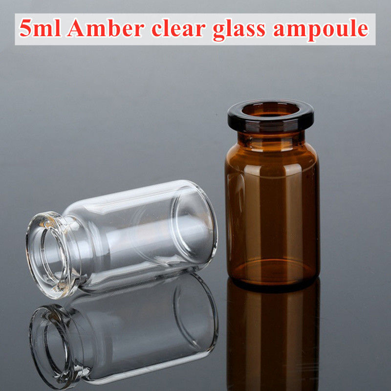 5 ml 7 ml 10 ml 20 ml Medizin Kosmetik Borosicilat Tubuliertes medizinisches Injektionsglas Durchstechflaschen mit Aluminium-Plastikkappe