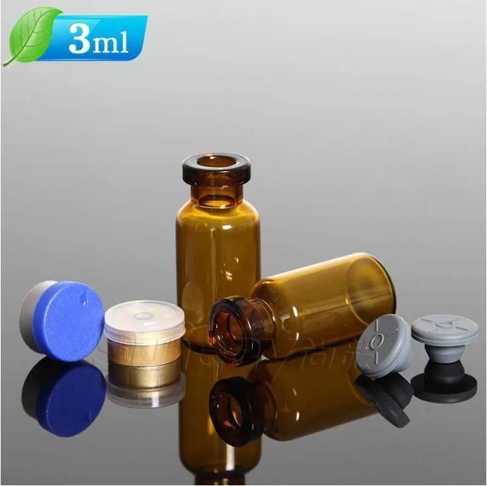 5 ml 7 ml klares und braunes Borosilikatglas Tubulare Glas-Injektionsflaschen für Impfstoffe mit Aluminium-Plastikkappe
