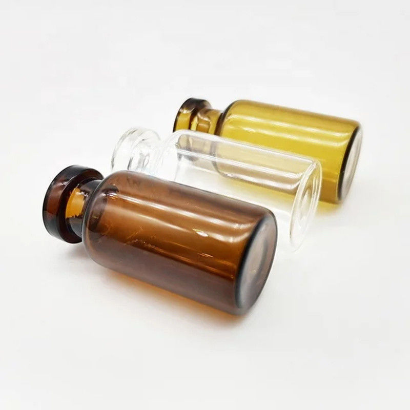 5 ml 7 ml klares und braunes Borosilikatglas Tubulare Glas-Injektionsflaschen für Impfstoffe mit Aluminium-Plastikkappe