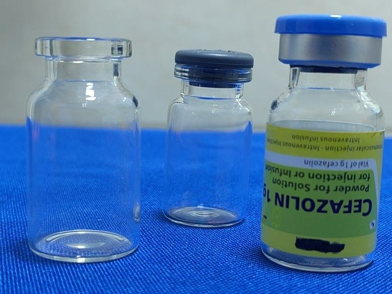 5 ml 7 ml klares und braunes Borosilikatglas Tubulare Glas-Injektionsflaschen für Impfstoffe mit Aluminium-Plastikkappe