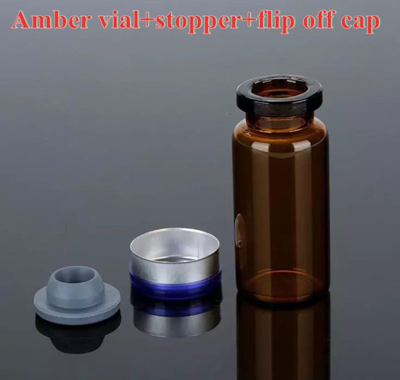 5 ml 7 ml klares und braunes Borosilikatglas Tubulare Glas-Injektionsflaschen für Impfstoffe mit Aluminium-Plastikkappe