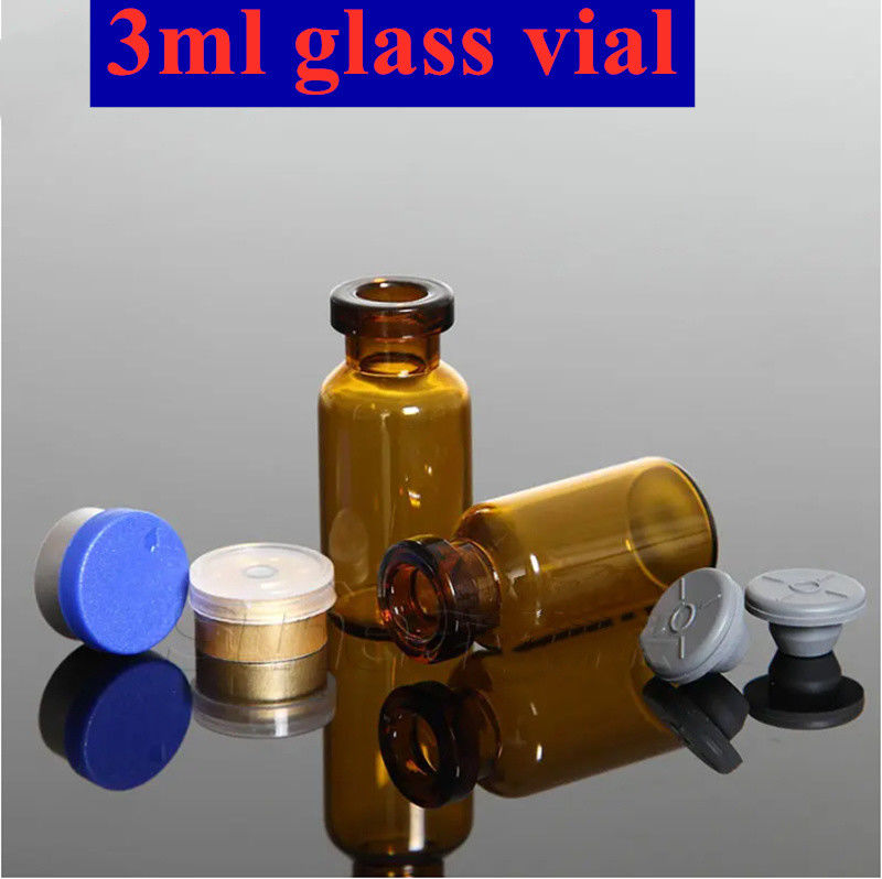 Formgebundene Flasche aus Glas Typ I Medizinische Flasche aus Glas 10 ml mit Gummiverschluss