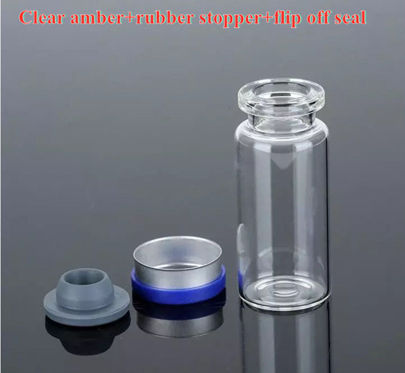 5 ml 7 ml 20 ml Borosilikatglasflasche Steril klar 10 ml Flaschen mit Kappen