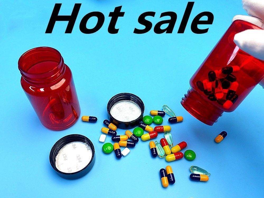 100 ml Tierarzneimittel Rot Arzneimittel verschreibungspflichtige Pille Behälter Flasche Nahrungsergänzungsmittel Kapsel Protein Medikament Flasche