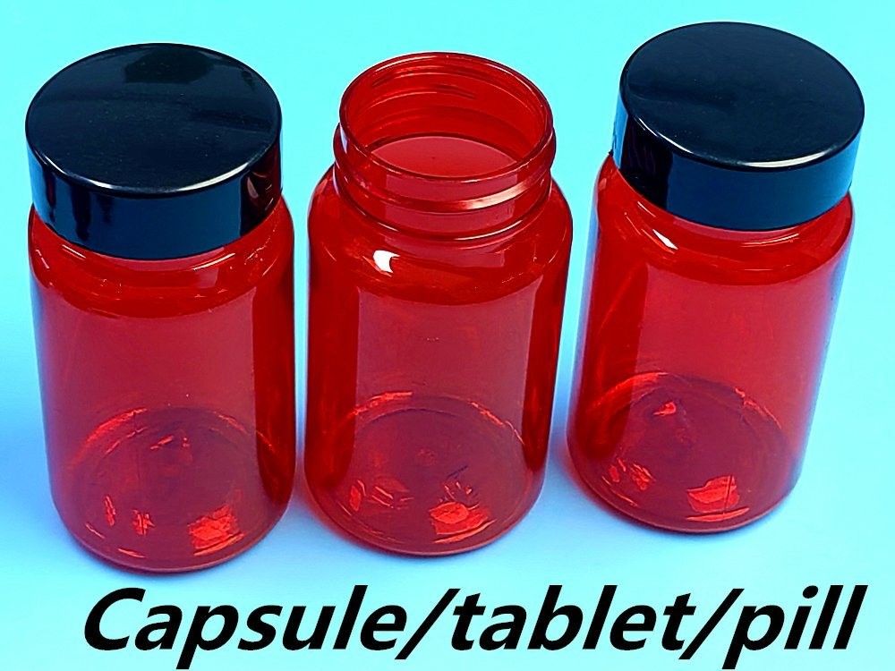 100 ml Tierarzneimittel Rot Arzneimittel verschreibungspflichtige Pille Behälter Flasche Nahrungsergänzungsmittel Kapsel Protein Medikament Flasche