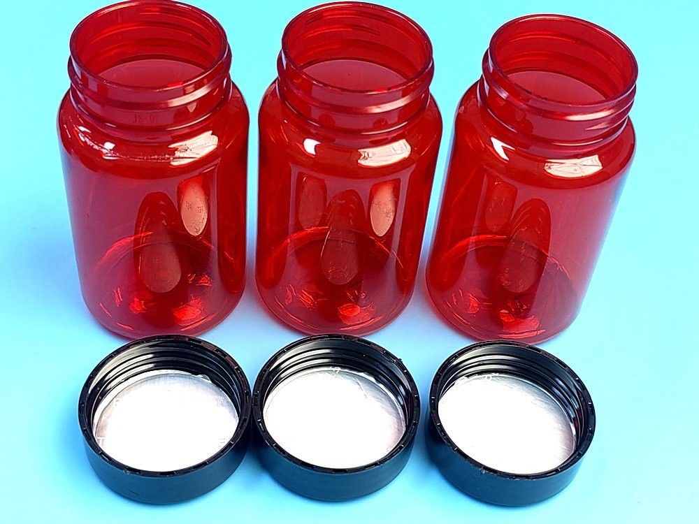 100 ml Tierarzneimittel Rot Arzneimittel verschreibungspflichtige Pille Behälter Flasche Nahrungsergänzungsmittel Kapsel Protein Medikament Flasche