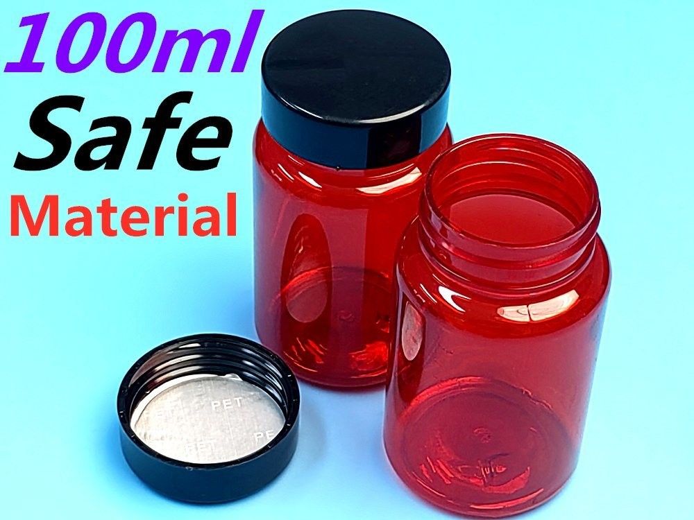 100cc 150cc PET Plastikkapsel Flasche Medizin Pille Vitamintablette Flasche Behälter Plastikpille Kapseln Flasche