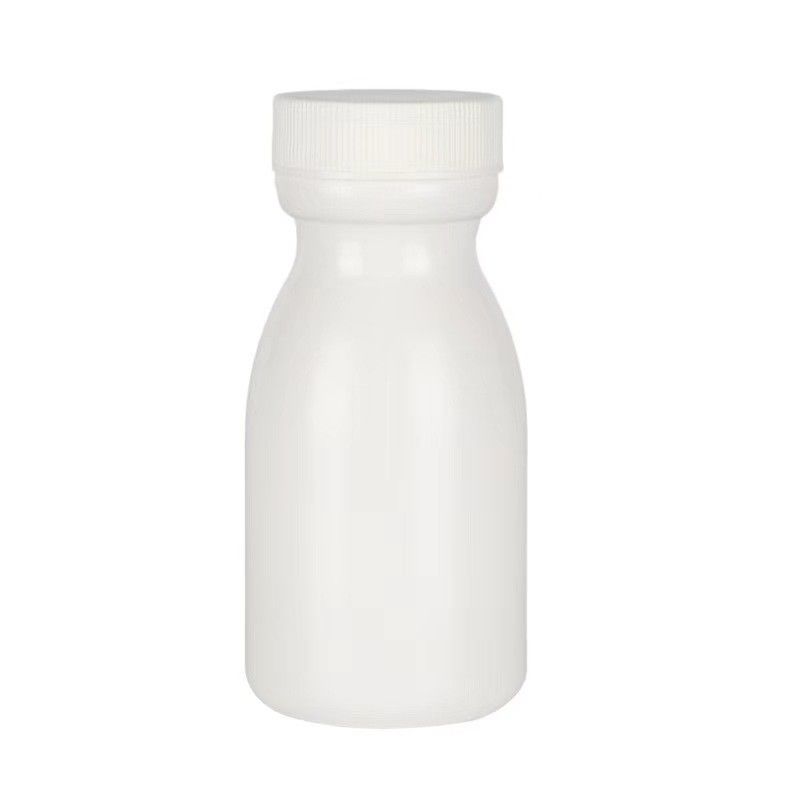 Leerer, breiter Mund 100 ml 150 ml weißer Kunststoff PE Pharmazeutische Pille Kapsel Behälter Medizin Vitamin Medizin Flasche
