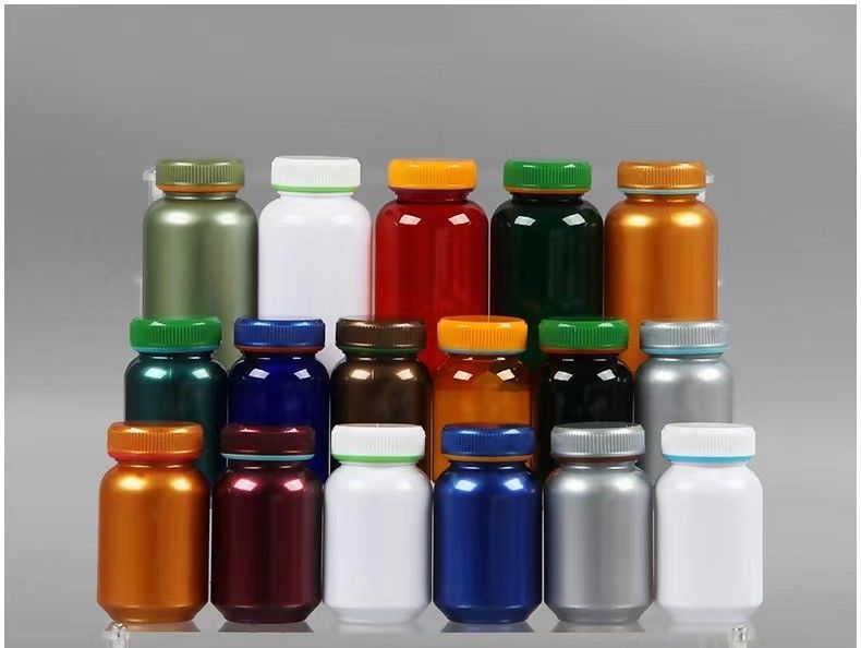 Leerer, breiter Mund 100 ml 150 ml weißer Kunststoff PE Pharmazeutische Pille Kapsel Behälter Medizin Vitamin Medizin Flasche