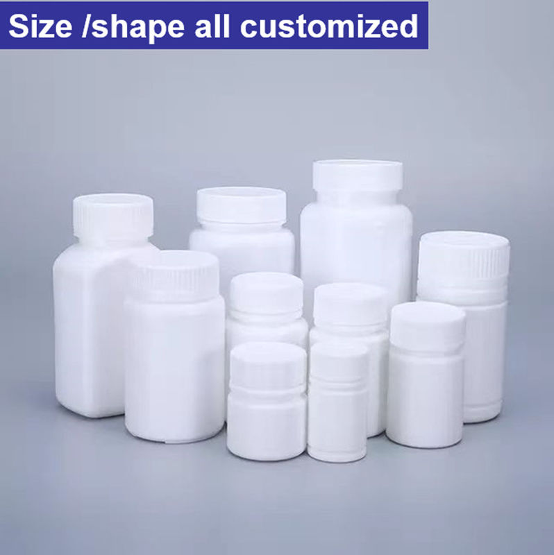30 ml 50 ml 100 ml Weiße PE Leere Plastik Vitaminkapsel Ergänzung Gesundheitsversorgung Tablette Medizin Kapsel Pille Flaschen