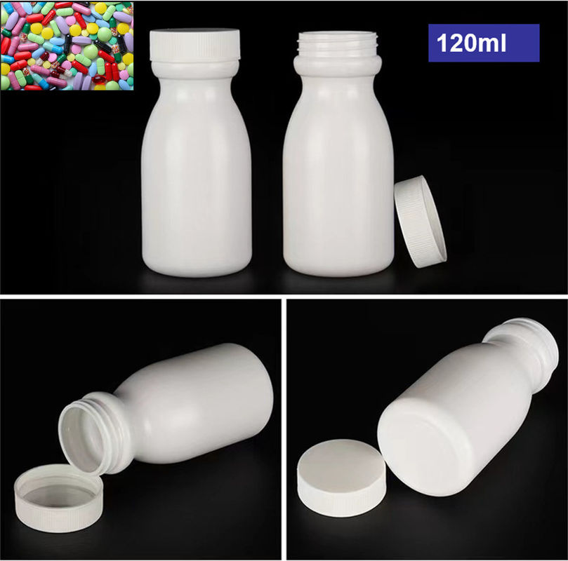 50 ml 120 ml 150 ml Leere weiße HDPE Pille Behälter Medizin Vitamin Kapsel Pille Aufbewahrung Kunststoff Medizin Flasche HDPE M