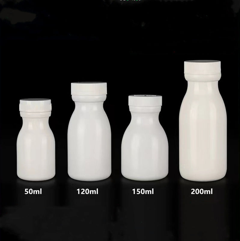 50 ml 120 ml 150 ml Leere weiße HDPE Pille Behälter Medizin Vitamin Kapsel Pille Aufbewahrung Kunststoff Medizin Flasche HDPE M