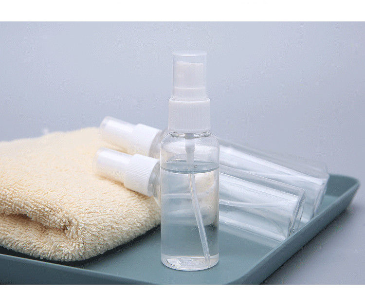 kosmetische 30ml 50ml 60ml 100ml 120ml runde leere PET-feine Nebel-Plastikflasche für Parfüm Feine Nebel-Sprayer Flaschen