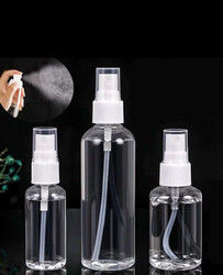 kosmetische 30ml 50ml 60ml 100ml 120ml runde leere PET-feine Nebel-Plastikflasche für Parfüm Feine Nebel-Sprayer Flaschen