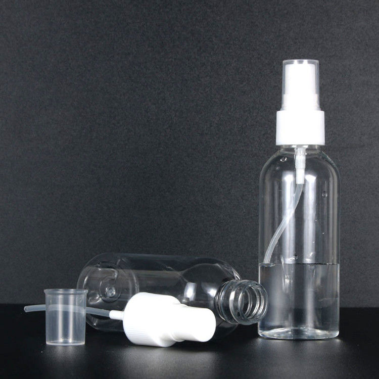 30 ml, 60 ml, 100 ml wiederauffüllbarer Alkohol, klar, transparent, leere Plastikflaschen, PET-Flasche mit Feinschmelzsprühgerät