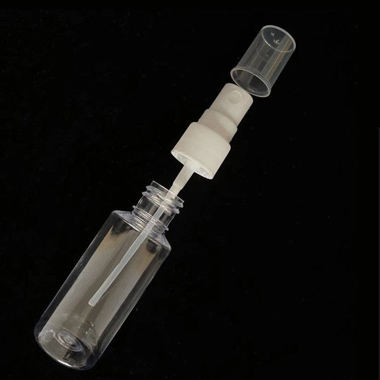 Nachgefüllte leere, weiße, klare, billige, leere, transparente 1 oz, 50 ml, 100 ml, 120 ml, kosmetische PET-Plastiknebelsprays