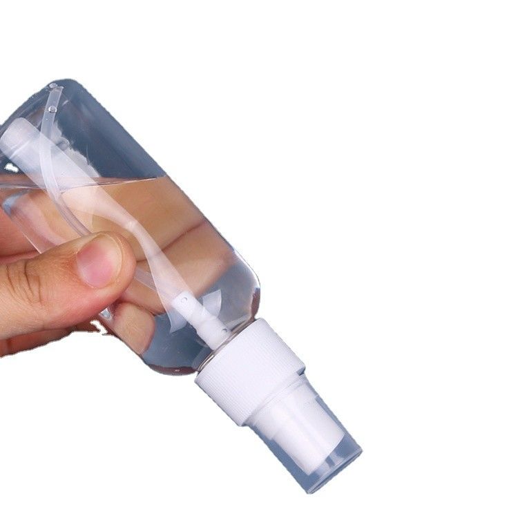 50 ml 60 ml 100 ml PET-Plastik-Spray feiner Nebel Parfüm Desinfektionsmittel Alkohol tragbare kosmetische Plastikflaschen mit Sprayer