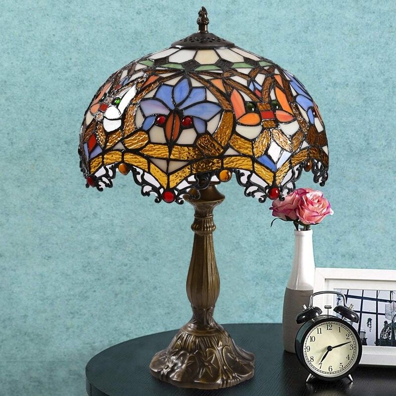 30cm 40cm Handgefertigte Mondform Glaslampe Tischleuchten Leseleuchte Luxusglas Tischlampe