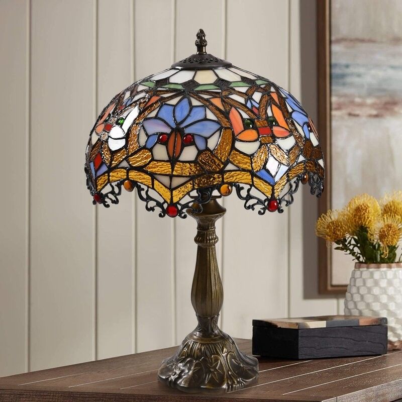 30cm 40cm Handgefertigte Mondform Glaslampe Tischleuchten Leseleuchte Luxusglas Tischlampe