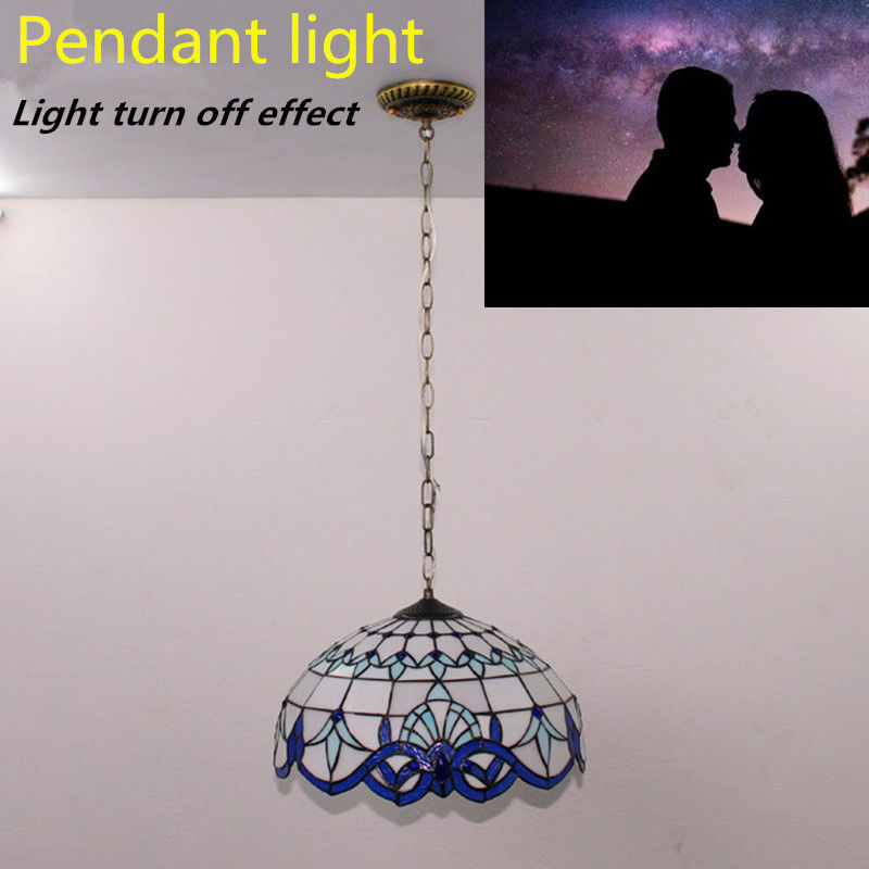 12 Zoll Dekorativ Glas LED Anhängerlampe Mit 2 Licht Augenpflege Für Bar Studierzimmer Cafe Wohnzimmer Esszimmer Licht