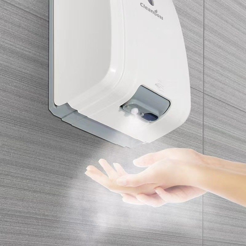 Wandmontierte 2000 ml automatische Kunststoff-Handspray Alkohol Flüssig-Schaum Toilette Reinraum Seife Hotel Handdesinfektionsmittel