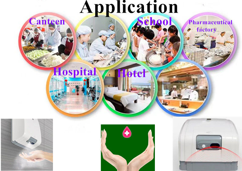Reinraum Krankenhaus Hotel Schule Infrarot-Sensor Alkoholspray automatisch berührungsloser Alkoholspray Handsterilisator